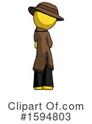 Yellow Design Mascot Clipart #1594803 by Leo Blanchette