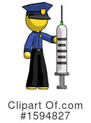 Yellow Design Mascot Clipart #1594827 by Leo Blanchette