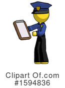 Yellow Design Mascot Clipart #1594836 by Leo Blanchette