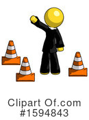 Yellow Design Mascot Clipart #1594843 by Leo Blanchette