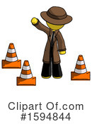 Yellow Design Mascot Clipart #1594844 by Leo Blanchette
