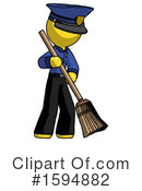 Yellow Design Mascot Clipart #1594882 by Leo Blanchette