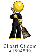 Yellow Design Mascot Clipart #1594889 by Leo Blanchette