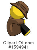 Yellow Design Mascot Clipart #1594941 by Leo Blanchette
