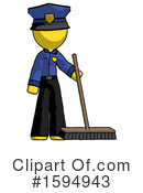 Yellow Design Mascot Clipart #1594943 by Leo Blanchette