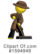 Yellow Design Mascot Clipart #1594949 by Leo Blanchette