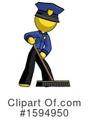 Yellow Design Mascot Clipart #1594950 by Leo Blanchette