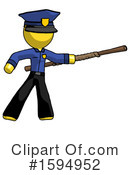 Yellow Design Mascot Clipart #1594952 by Leo Blanchette