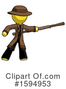 Yellow Design Mascot Clipart #1594953 by Leo Blanchette