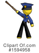 Yellow Design Mascot Clipart #1594958 by Leo Blanchette