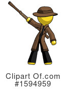 Yellow Design Mascot Clipart #1594959 by Leo Blanchette