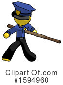 Yellow Design Mascot Clipart #1594960 by Leo Blanchette