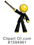 Yellow Design Mascot Clipart #1594961 by Leo Blanchette