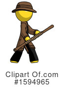 Yellow Design Mascot Clipart #1594965 by Leo Blanchette