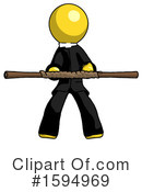 Yellow Design Mascot Clipart #1594969 by Leo Blanchette