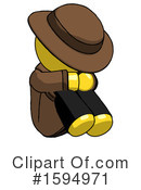 Yellow Design Mascot Clipart #1594971 by Leo Blanchette