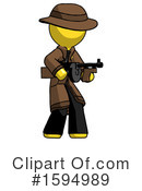 Yellow Design Mascot Clipart #1594989 by Leo Blanchette