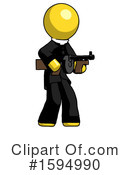 Yellow Design Mascot Clipart #1594990 by Leo Blanchette