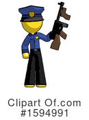 Yellow Design Mascot Clipart #1594991 by Leo Blanchette