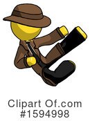 Yellow Design Mascot Clipart #1594998 by Leo Blanchette