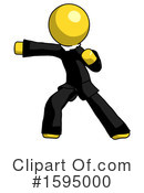 Yellow Design Mascot Clipart #1595000 by Leo Blanchette