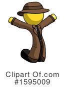Yellow Design Mascot Clipart #1595009 by Leo Blanchette