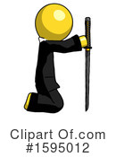 Yellow Design Mascot Clipart #1595012 by Leo Blanchette