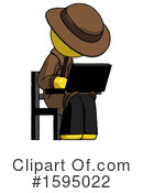 Yellow Design Mascot Clipart #1595022 by Leo Blanchette