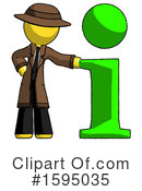 Yellow Design Mascot Clipart #1595035 by Leo Blanchette