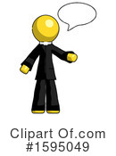 Yellow Design Mascot Clipart #1595049 by Leo Blanchette