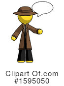 Yellow Design Mascot Clipart #1595050 by Leo Blanchette
