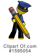 Yellow Design Mascot Clipart #1595054 by Leo Blanchette