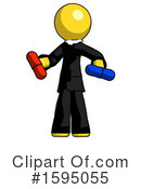 Yellow Design Mascot Clipart #1595055 by Leo Blanchette