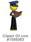 Yellow Design Mascot Clipart #1595063 by Leo Blanchette