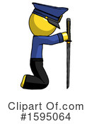 Yellow Design Mascot Clipart #1595064 by Leo Blanchette