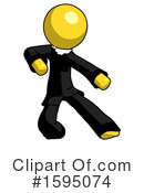 Yellow Design Mascot Clipart #1595074 by Leo Blanchette