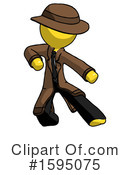 Yellow Design Mascot Clipart #1595075 by Leo Blanchette