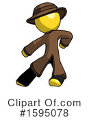 Yellow Design Mascot Clipart #1595078 by Leo Blanchette