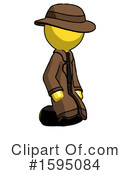 Yellow Design Mascot Clipart #1595084 by Leo Blanchette