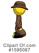 Yellow Design Mascot Clipart #1595087 by Leo Blanchette