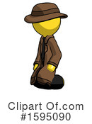 Yellow Design Mascot Clipart #1595090 by Leo Blanchette