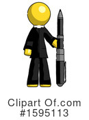 Yellow Design Mascot Clipart #1595113 by Leo Blanchette