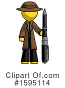 Yellow Design Mascot Clipart #1595114 by Leo Blanchette