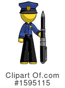 Yellow Design Mascot Clipart #1595115 by Leo Blanchette