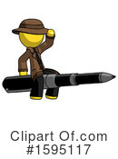 Yellow Design Mascot Clipart #1595117 by Leo Blanchette