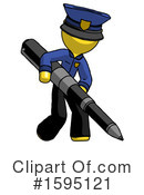 Yellow Design Mascot Clipart #1595121 by Leo Blanchette