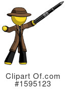 Yellow Design Mascot Clipart #1595123 by Leo Blanchette