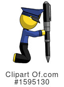 Yellow Design Mascot Clipart #1595130 by Leo Blanchette