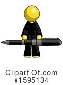 Yellow Design Mascot Clipart #1595134 by Leo Blanchette