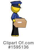 Yellow Design Mascot Clipart #1595136 by Leo Blanchette